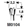 Fresa HSS M0104