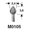 Fresa HSS M0105